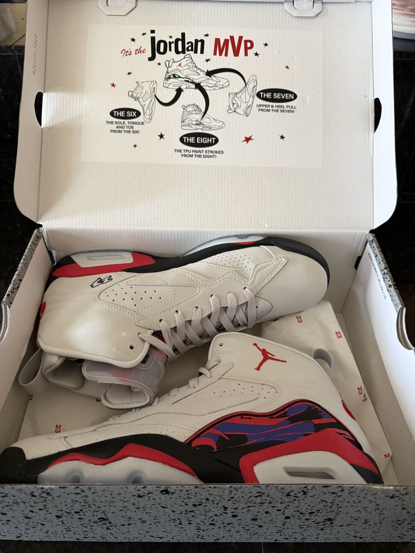 Jordan Jumpman MVP “Raptors” New never been worn. Size 10.5