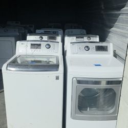 LG Large Capacity Washer And Dryer Set! Can Deliver Same Day! Warranty!