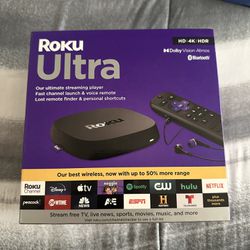 New Roku Ultra Tv System 