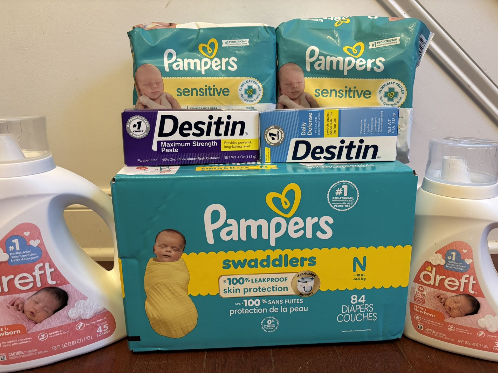 Baby Diaper Laundry Detergent Bundle