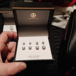 Giani Bernini Diamond Stud Earrings 