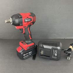 Silvel Cordless Brushless 1/2” Impact Wrench + 4.0Ah Battery & Charger