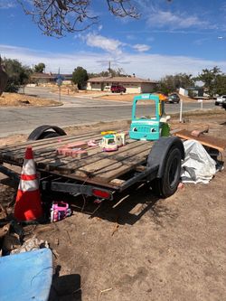 Flat Deck Utility Trailer