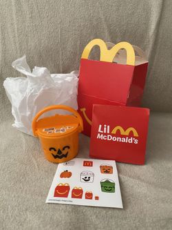 Lil McDonald’s #08 Pumpkin Boo Bucket Happy Meal Toy