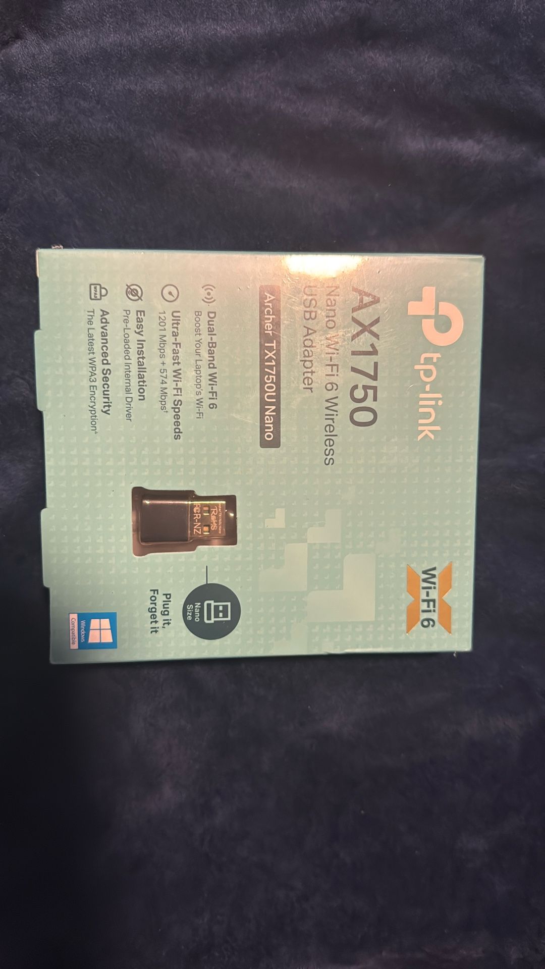 AX1750 Nano Wi-Fi 6 Wireless USB Adapter For Desktop