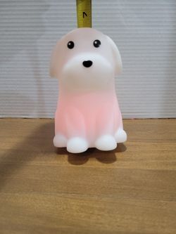 dog-shaped silicone night light