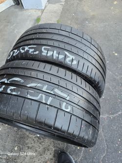 only 2 uswd tires 245 30r20. (90y ) Pirelli pzero$150.00 both