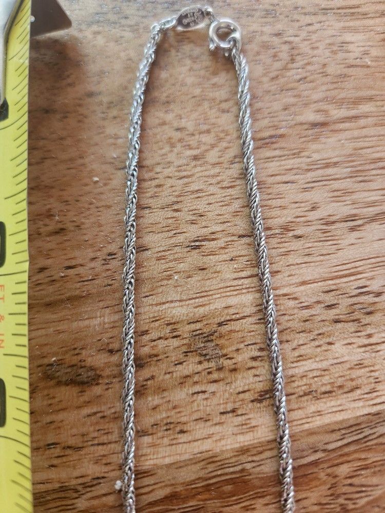 SS German Rope Chain 30"
