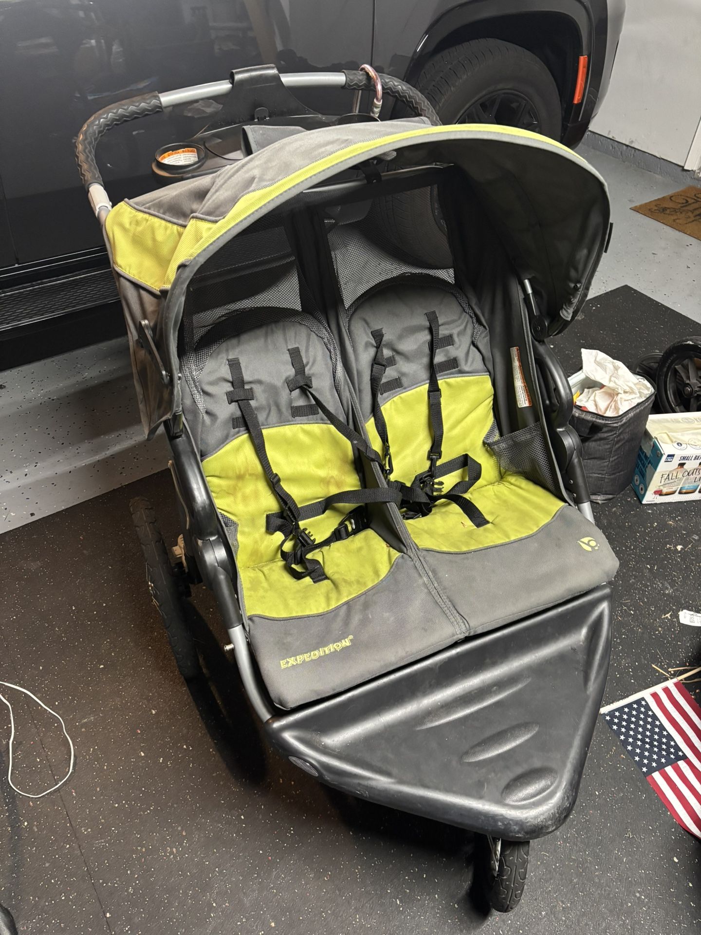 Double Wide Side By Side Stroller