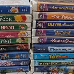 Walt Disney Movies  VHS  