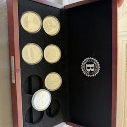 BRADFORD EXCHANGE: 50th Anniv' Apollo Race To The Moon, proof, 99.9% silver plated