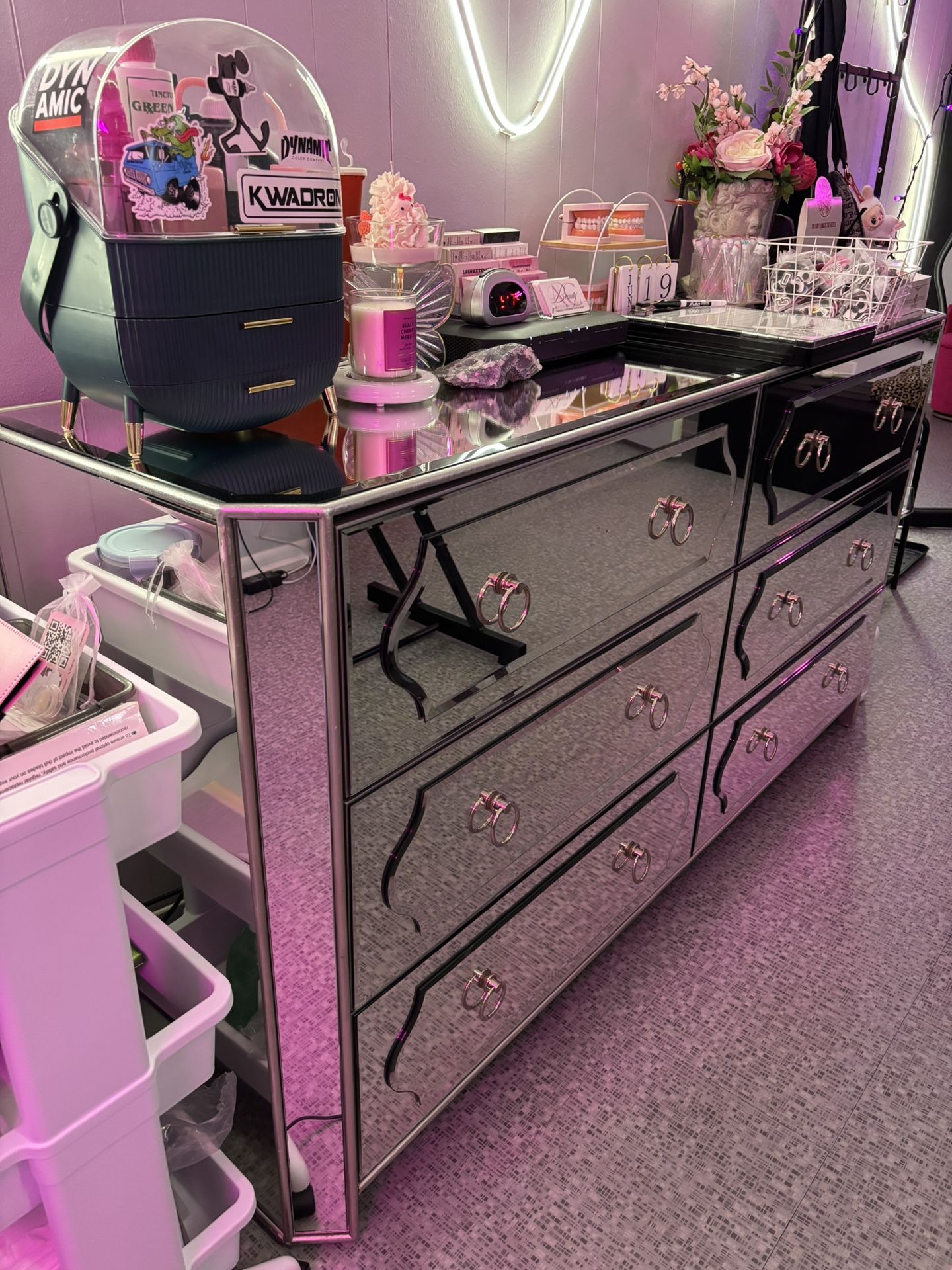 Mirrored Dresser