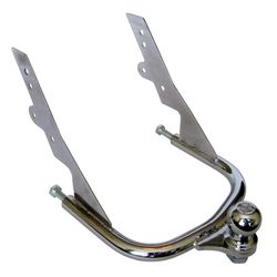 '80-'08 Chrome Harley Motorcycle Trailer Hitch & Receiver