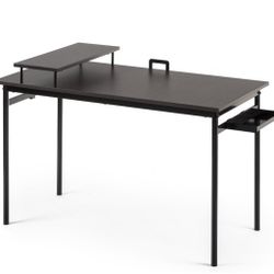 Zinus Tresa Computer Desk / Workstation in Espresso, Small