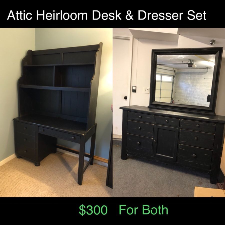 Desk & Dresser Set