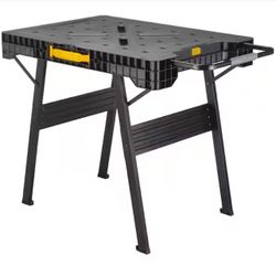 Dewalt 33 in. H Plastic Folding Portable Sawhorse Workbench