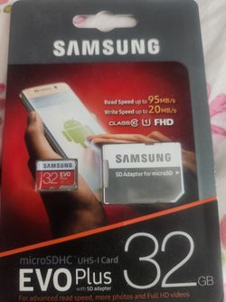 Samsung EVO Plus 32GB microSDHC Card