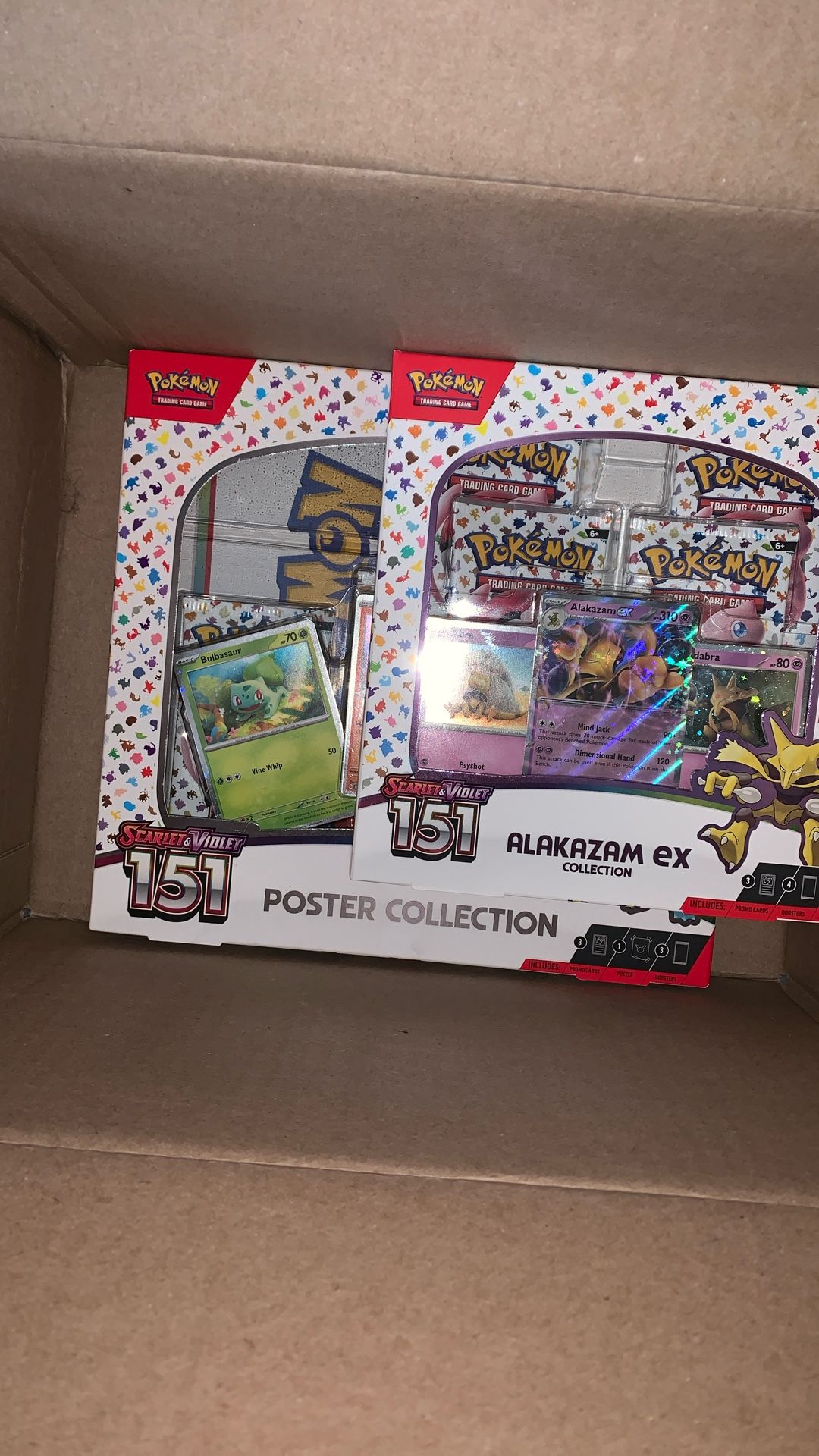 Pokemon 151 Poster Collection And Zapdos Ex Box