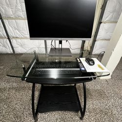Computer Desk With Keyboard And Mouse 