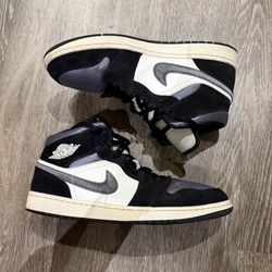 Title: Air Jordan 1 Mid SE "Satin Smoke Grey" - Men's Size 13