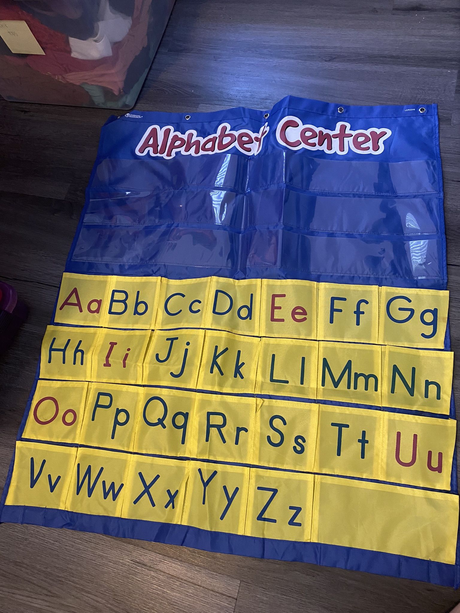 Alphabet pocket chart