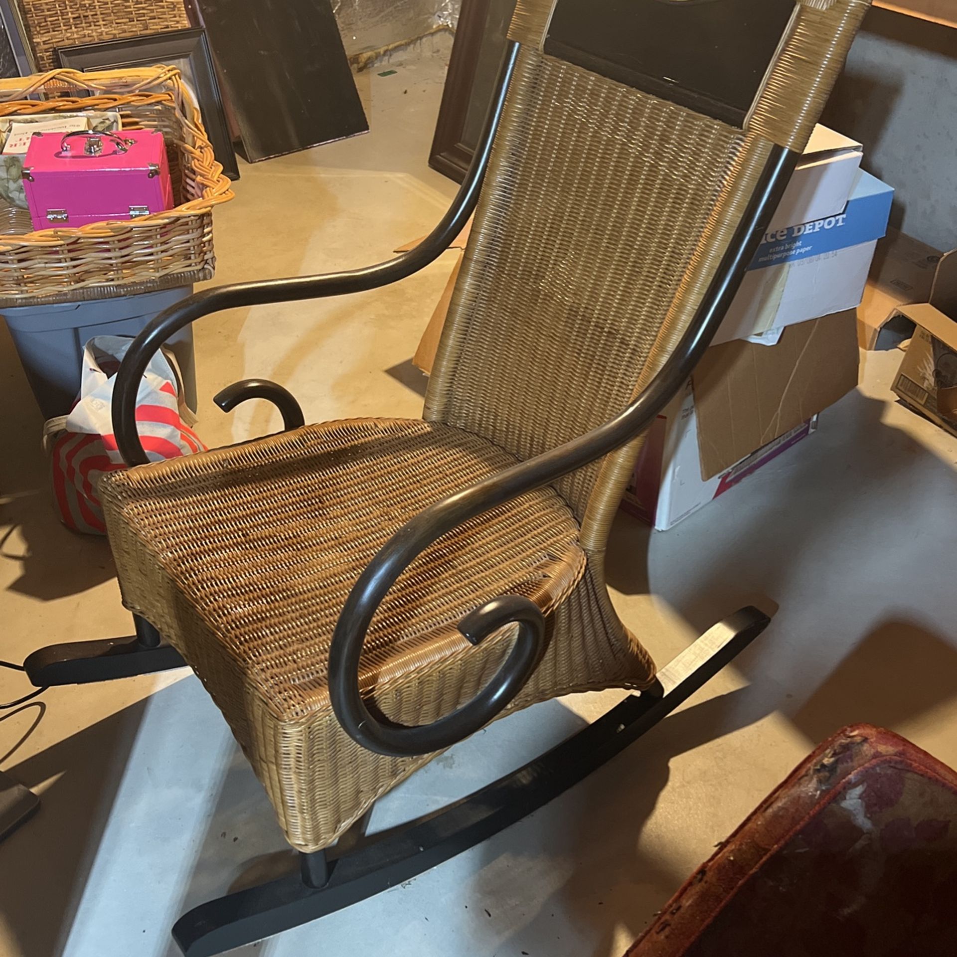 Wicker Rocking Chair 