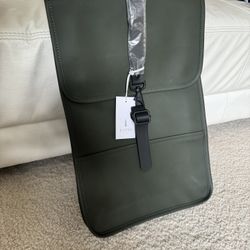Rains Roger Dubuis Designer Black Backpack