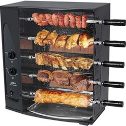 Rotisserie BBQ Grill w/Propane Tank