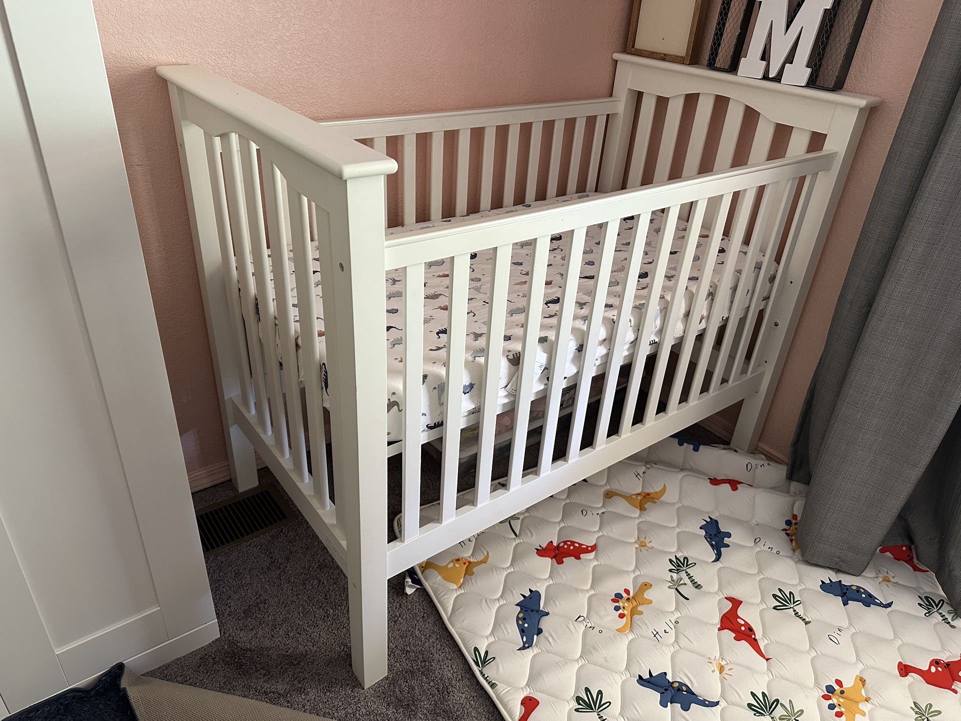 White Baby Crib