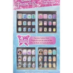 Disney Princess 48 Pcs Press-On Nails Artificial False Nails