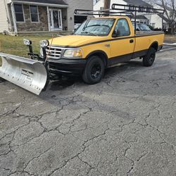 Ford 250 4x4 Snow Plow Truck For Sale Runs As Is No Warranty Cash Only Price $10,000.00