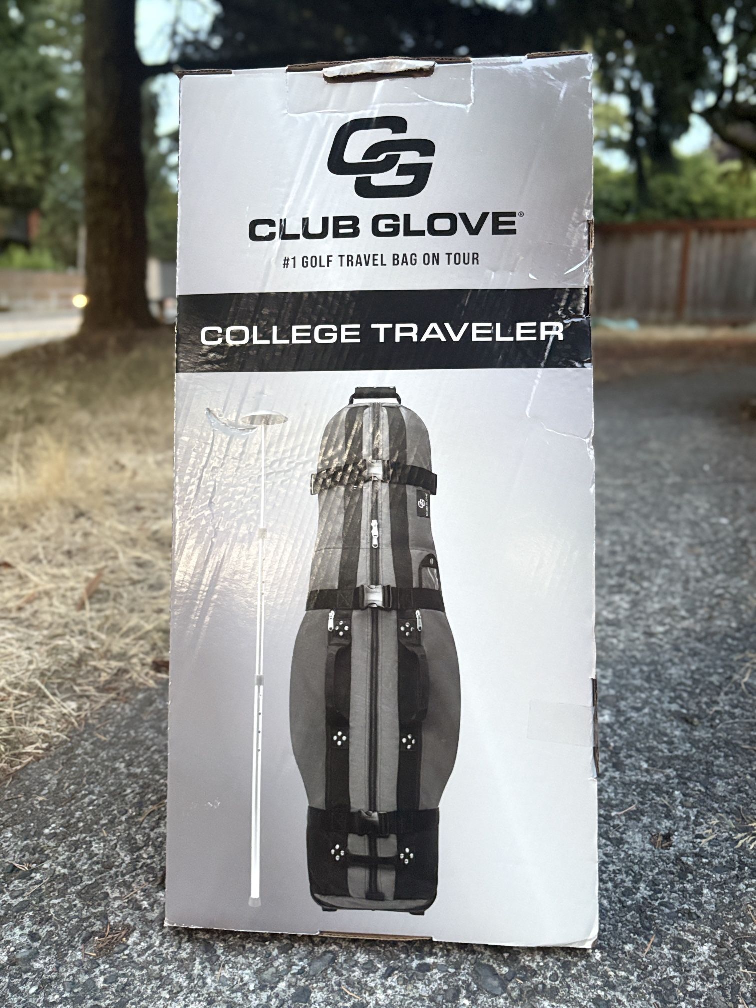 New Fitliest Club Glove College Traveler Black Golf Luggage Bag
