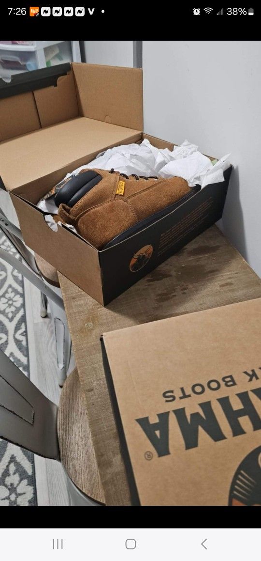 Brand New Work Boots Size 10 1/2 Steal Toe 2 Pair