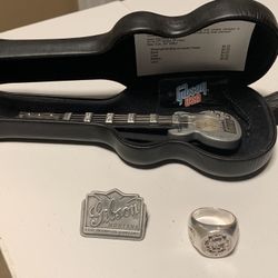 Gibson Les Paul Watch, Ring, Pins