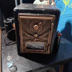 Old Mail Box Turned In To Mini Safe 