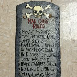 Slate Man Cave Sign 