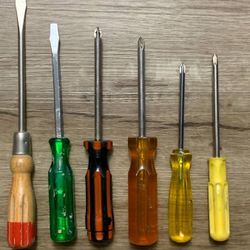 🪛 Set of 6 Screwdrivers (4 Phillips, 2 Flathead)