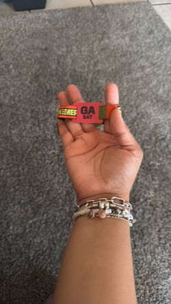 1 GA SATURDAY HARD SUMMER WRISTBAND