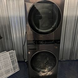 LG Single Unit Front Load WashTower