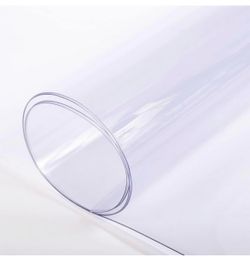 Farm Plastic Supply - Clear Vinyl Sheeting - 15 Mil - (4'6" x 3.5') - Vinyl Plastic Sheeting @S4-816