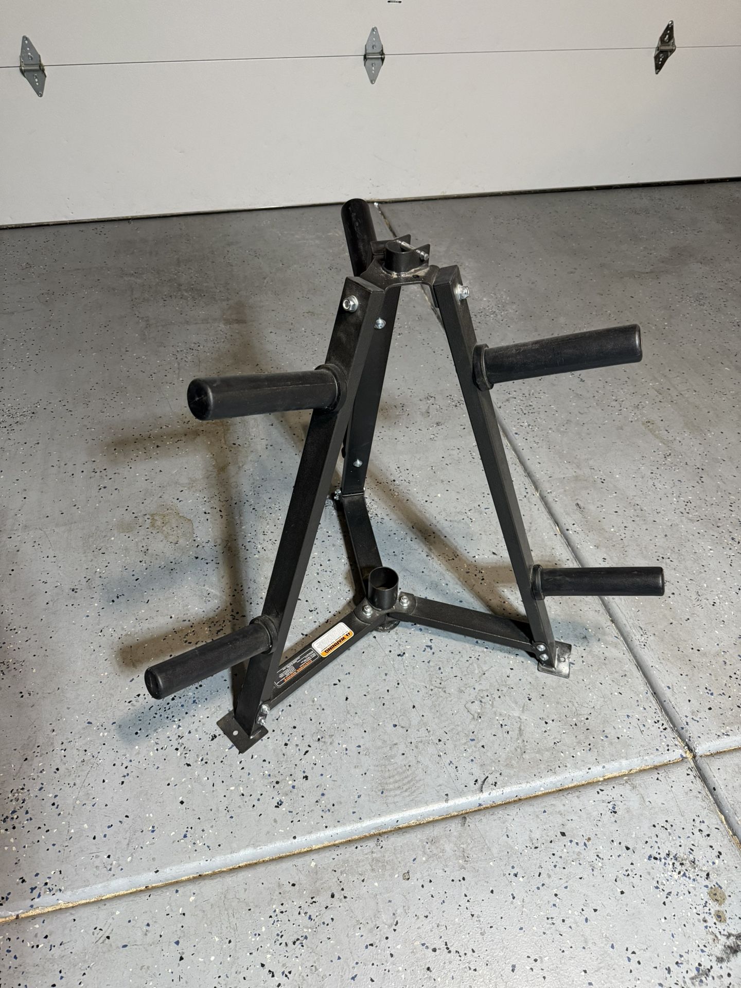 Olympic Bar And Weight Holder