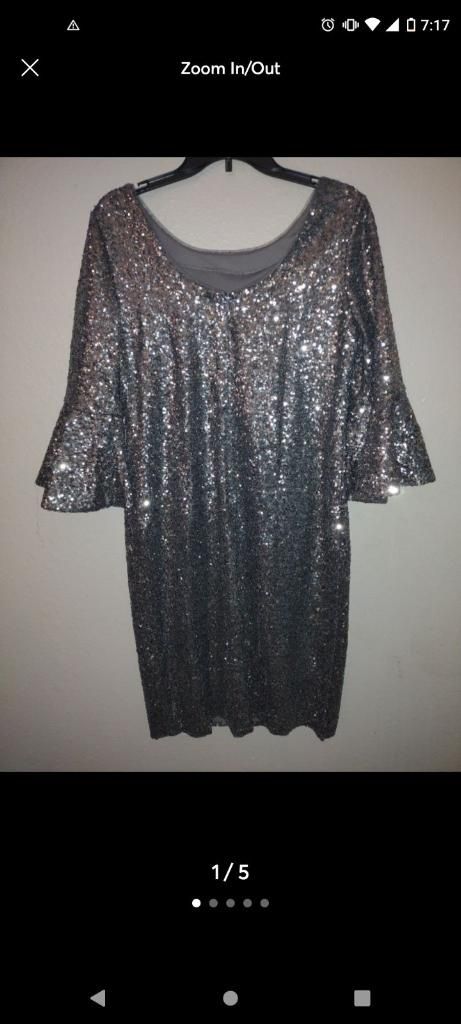 Alex evenings women’s dress size 8 sequin
