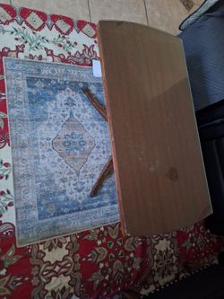 Table and rug
