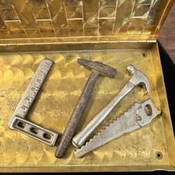 Antique 4 Piece Lot of Miniature Metal Tools 