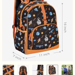 Kids Choco Mocha Spaceship Backpack (NEW)