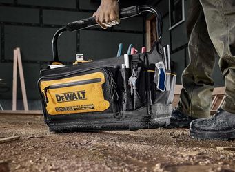 DEWALT Tool Tote, Open Top Tool Bag, 20" x 10" (DWST560106)