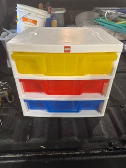 LEGO IRIS 3 Drawer Storage Organizer Cabinet for Bricks Parts