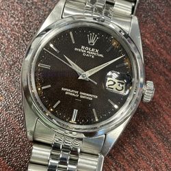 Vintage 1965 Rolex Date With Rare Dial EXTRA STRAPS