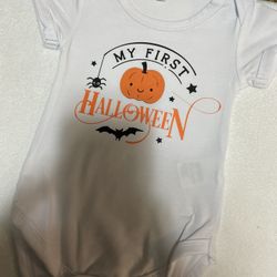 Custom Made First Halloween Shirt For Baby’s 