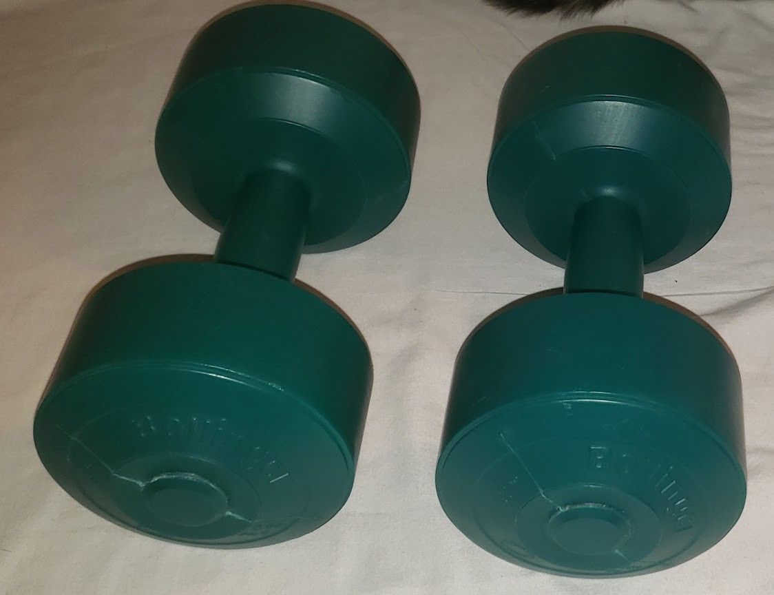 Green Bollinger 8-lb Dumbbell Weights
